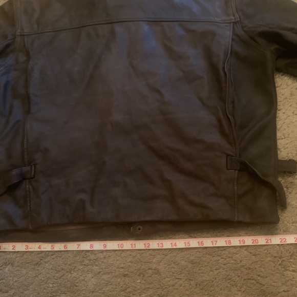 Sold : Indiana Jones Leather Jacket Authentic Large Bomber - Picture 4 of 13